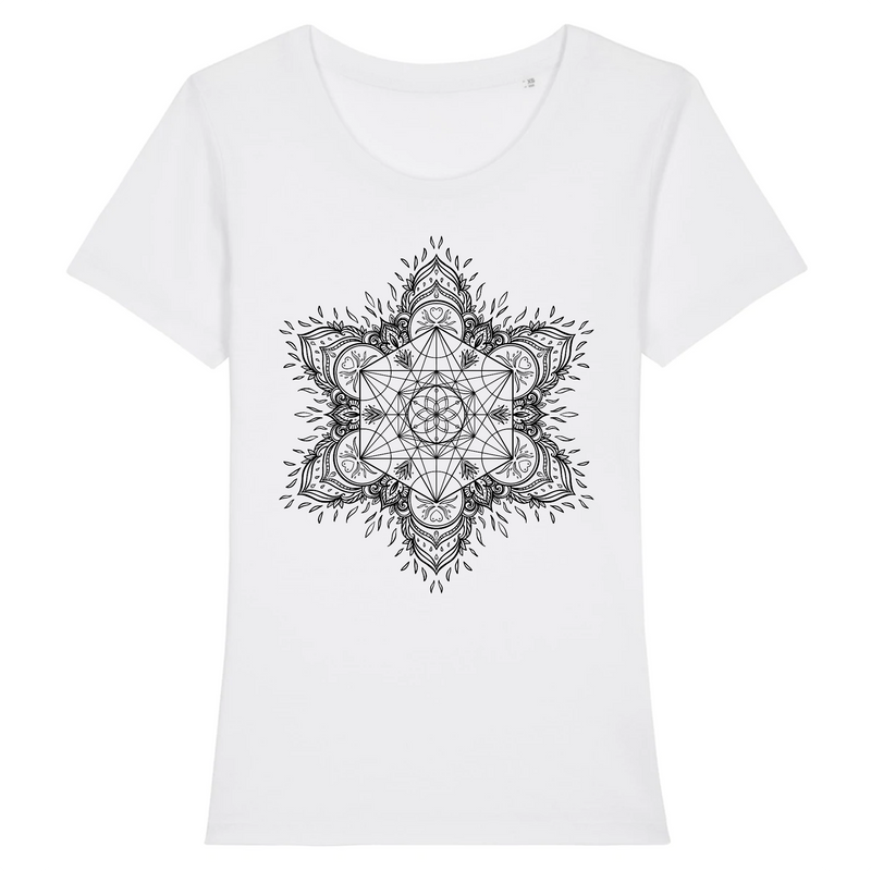 vetement tee shirt spirituel cube de metatron