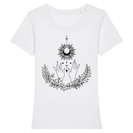 vetement tee shirt spirituel soleil lune