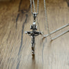 collier pendentif croix chretienne crucifix