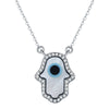bijou collier pendentif main de fatma oeil bleu grec nazar boncuk