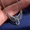 collier pendentif ailes d'ange archange argent