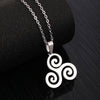 collier pendentif triskel celte breton argent