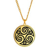 collier pendentif triskel or