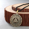 collier pendentif valknut rune viking or