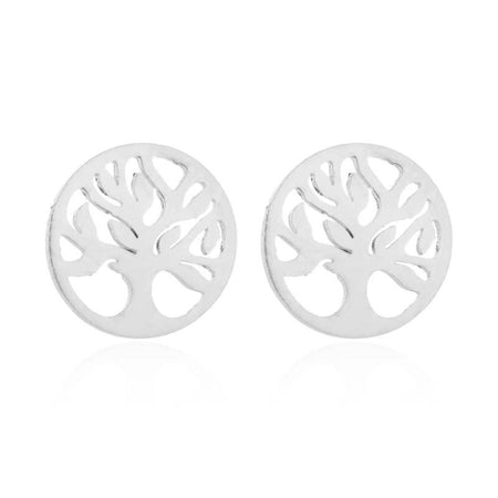 boucle d'oreille arbre de vie argent