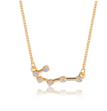 collier signe astro constellation cancer or