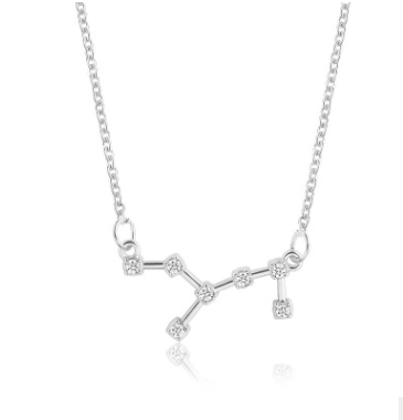 collier signe astro constellation vierge argent