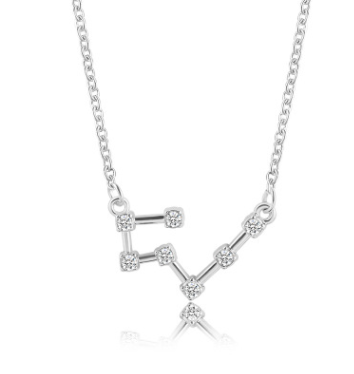 collier signe astro constellation taureau argent