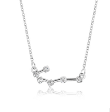 collier signe astro constellation cancer argent