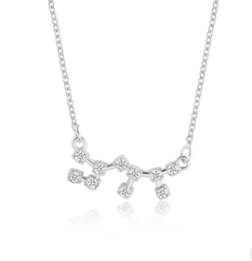 collier signe astro constellation sagittaire argent