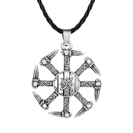 collier pendentif kolovrat slave argent