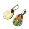 bijou boucle d'oreille cube de metatron