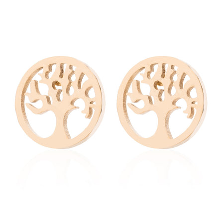 boucle d'oreille arbre de vie or