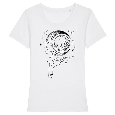 vetement tee shirt spirituel lune