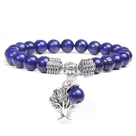 bracelet arbre de vie lapis lazuli