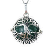 collier pendentif arbre de vie perle aventurine verte