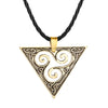 collier pendentif triskel celte breton or