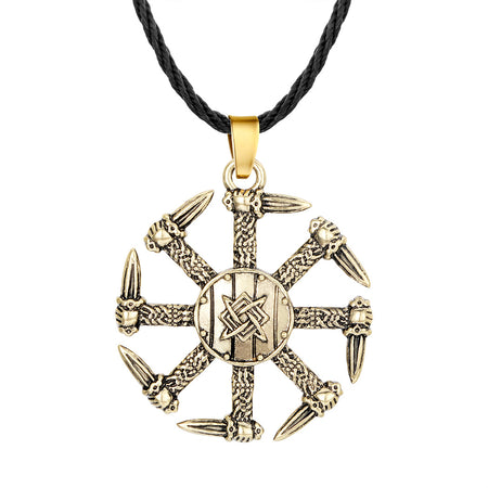 collier pendentif kolovrat slave argent