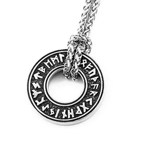 collier pendentif rune viking nordique