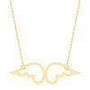 collier pendentif ailes d'ange or
