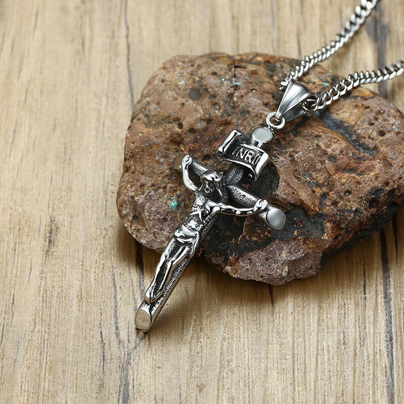 Medwise Chaîne En Argent Sterling 925 Avec Pendentif En Forme De Croix Medwise Chaîne En Argent Sterling 925 Avec Pendentif En Forme De Croix