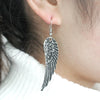 boucles d'oreilles ailes d'ange