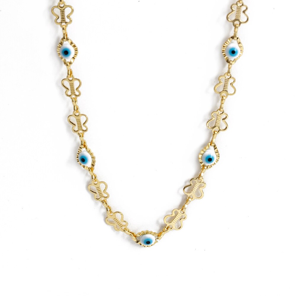Collier oeil grec collection Marquise - Pépite Bijoux Collier oeil grec collection Marquise - Pépite Bijoux