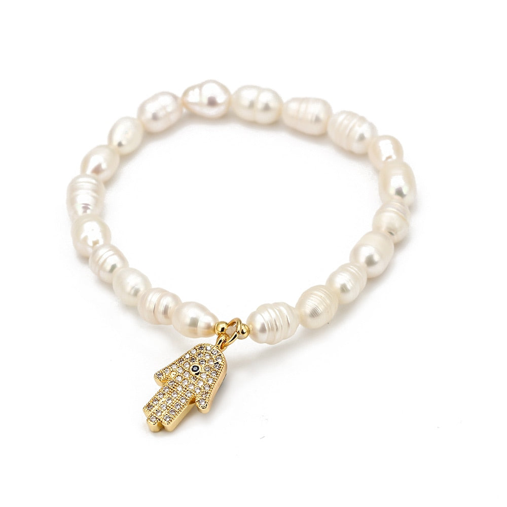 bracelet perle main de fatma