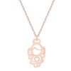 collier pendentif angelot or rose