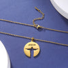 collier pendentif croix de jesus or