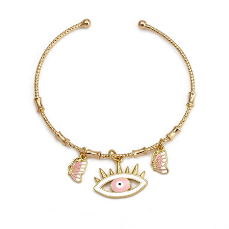 bracelet oeil de fatma or