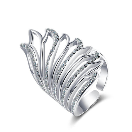 bague aile d'ange argent