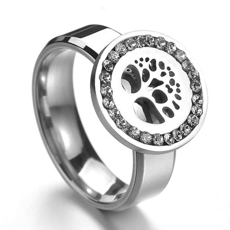 bague arbre de vie argent