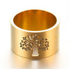 bague anneau arbre de vie or