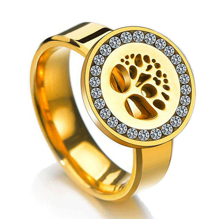 bague arbre de vie or