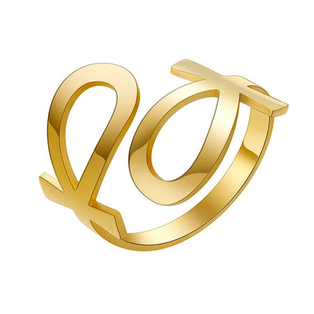 bague croix egyptienne ankh or