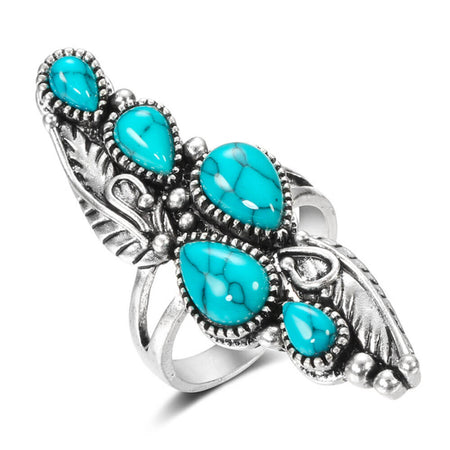 bague turquoise femme