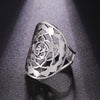 bague aum argent