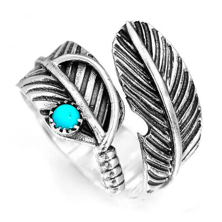 bague reglable pierre turquoise