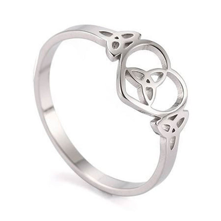 bague triquetra celte argent