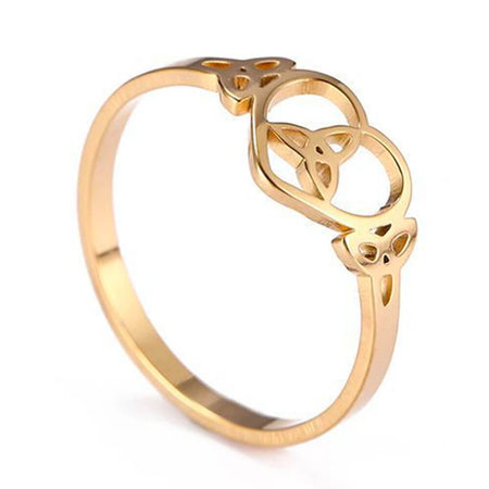 bague triquetra celte or