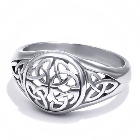 bague triquetra celte argent