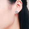 boucles d'oreilles mauvais oeil bleu grec turc argent nazar boncuk