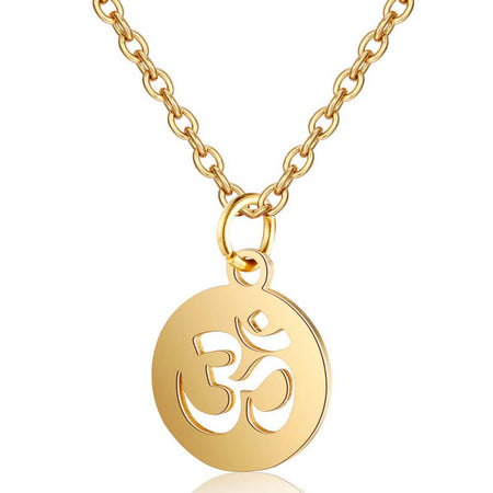 collier pendentif bijou aum or