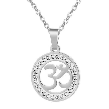 bijou collier pendentif symbole mantra aum