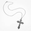 bijou collier pendentif croix orthodoxe chretienne jesus christ argent