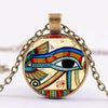 collier pendentif amulette oeil horus oudjat egyptien