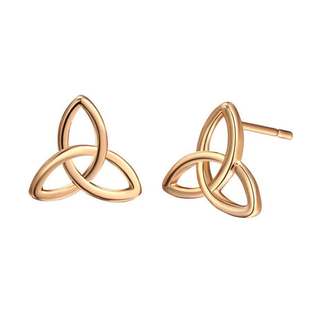 boucles d'oreilles triquetra or