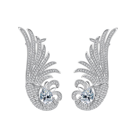 boucles d'oreilles ailes d'ange
