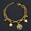 bracelet arbre de vie or